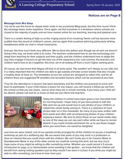 The first LPH newsletter of 2021