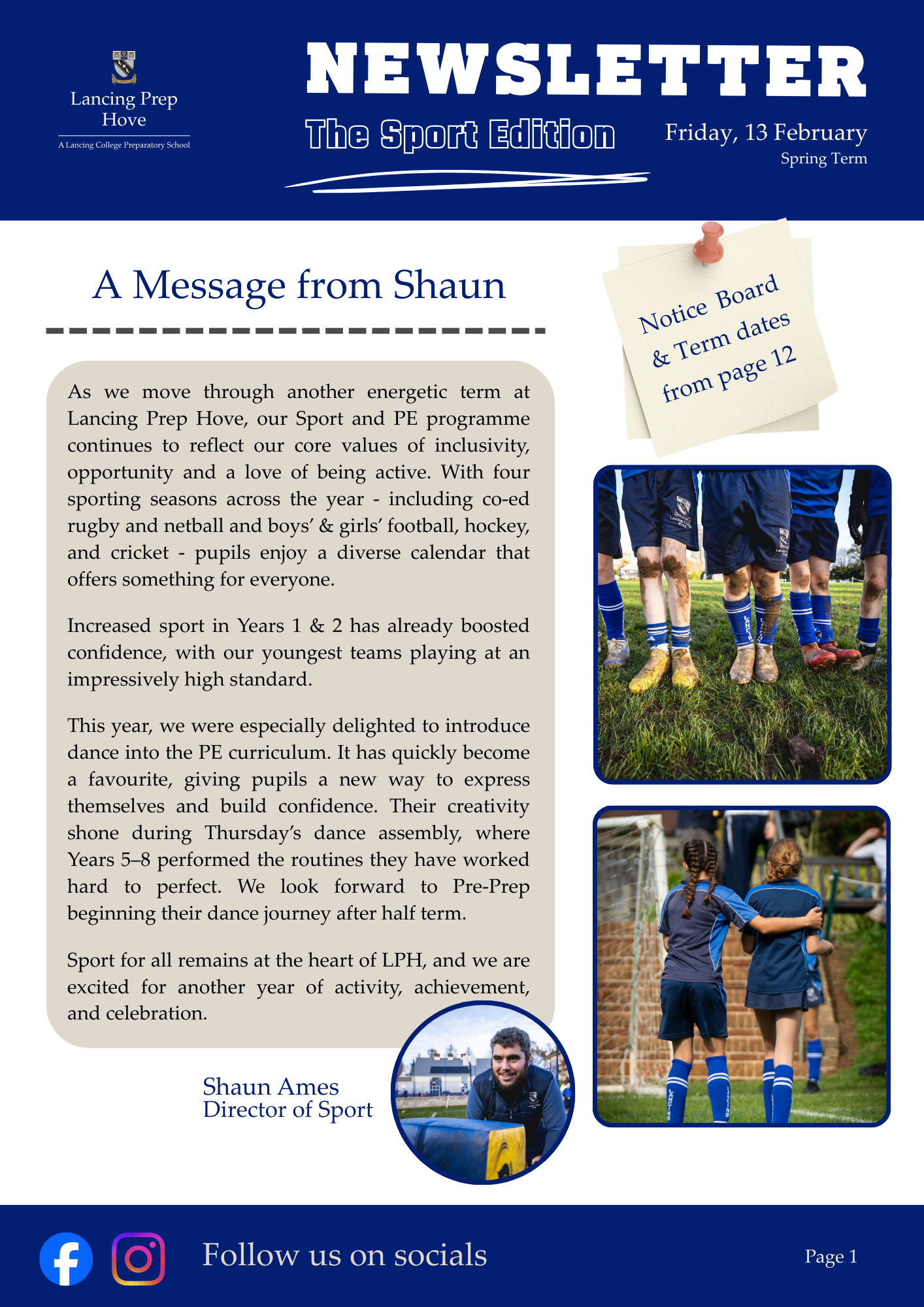 LPH Newsletter 13 February 2026