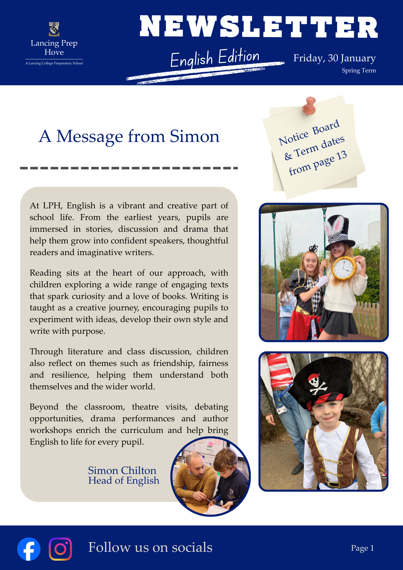 LPH Newsletter 13 March 2026