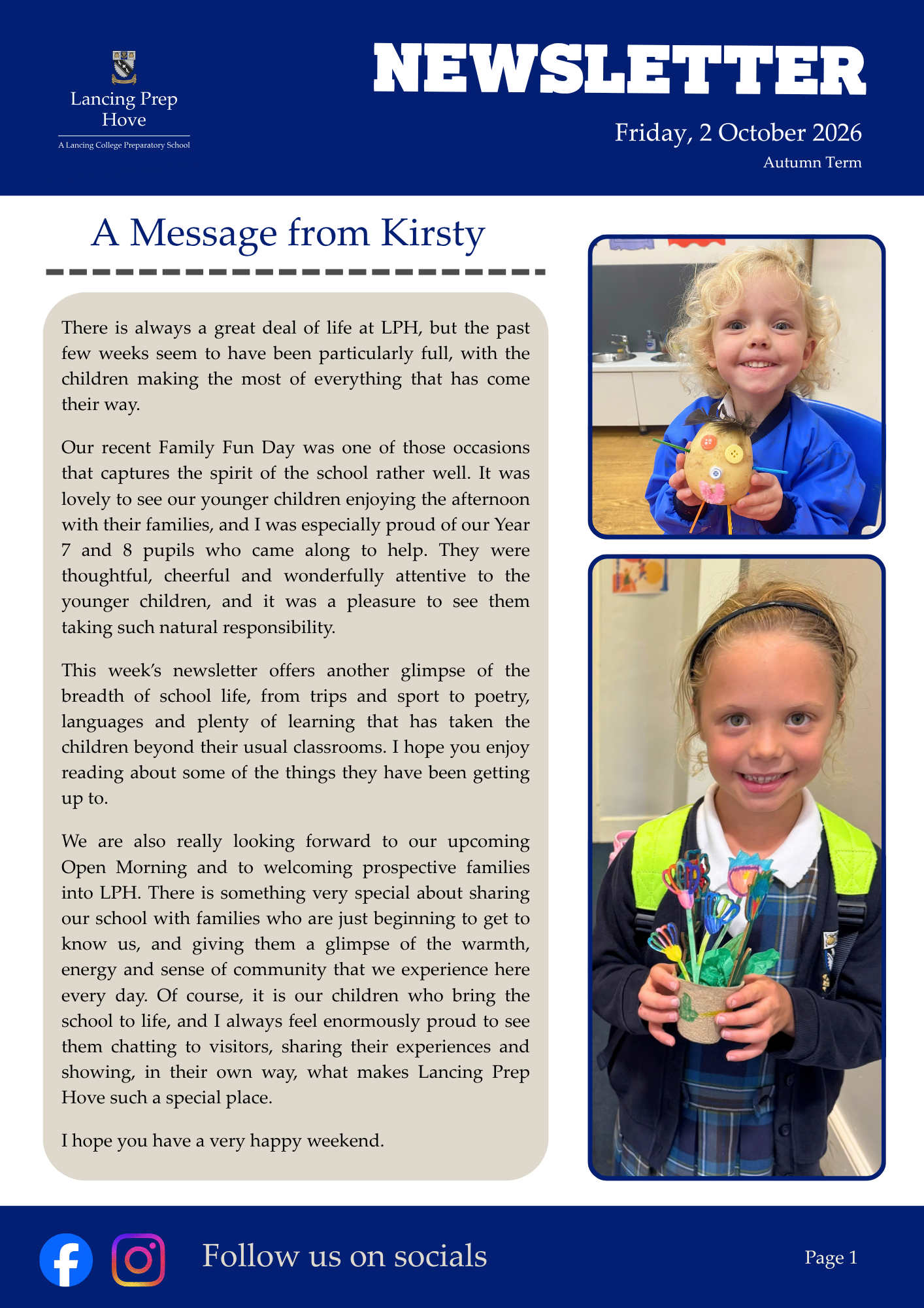 LPH Newsletter 2 October 2026