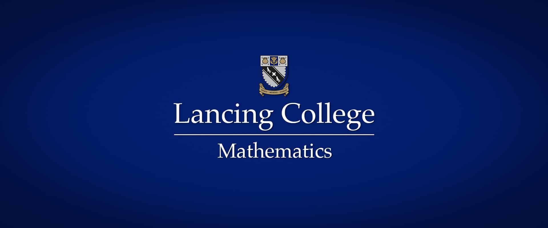 Film - Mathematics at Lancing