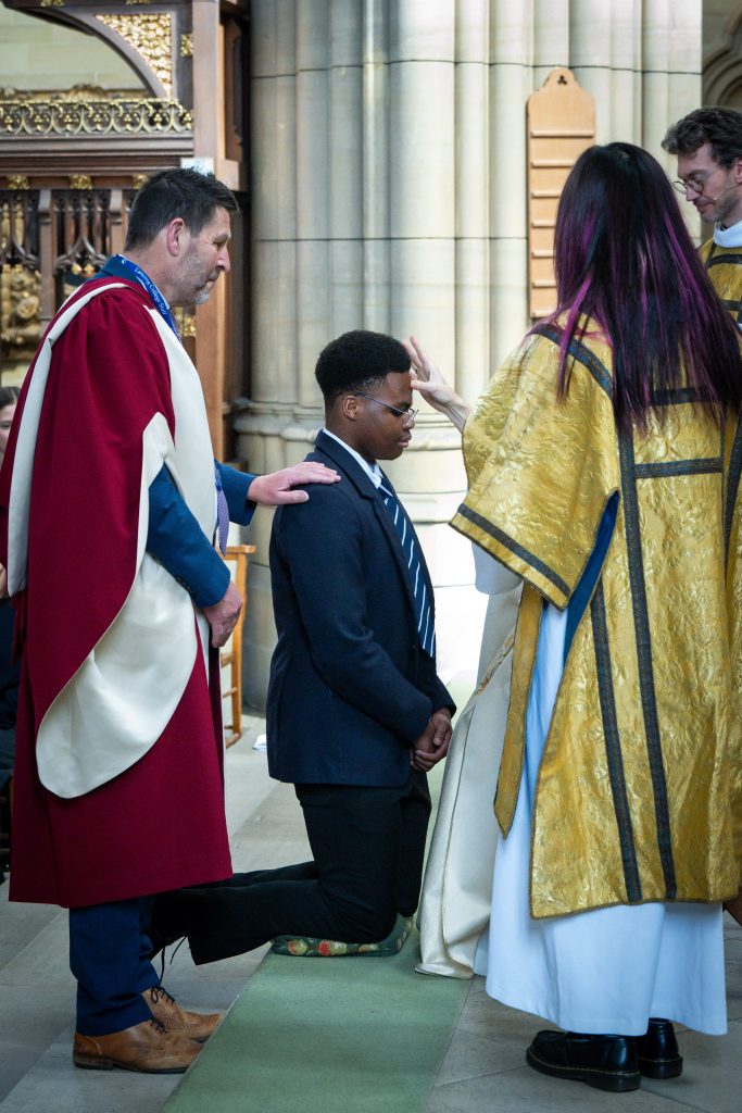 Student Confirmation at Lancing Chapel