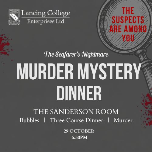 Murder Mystery Dinner in the Sanderson Room